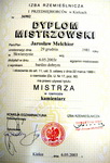 Dyplom Jarosław Melchior